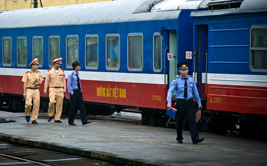 Zugfahrt Vietnam