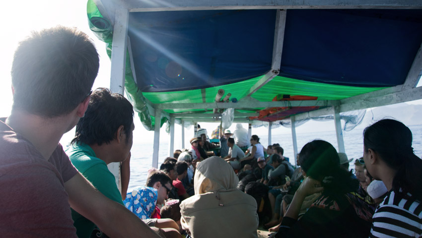 Bootsfahrt nach Lombok